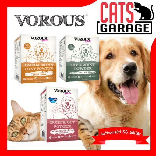 Vorous Wellness Powder Healthcare Supplements For Dogs & Cats 3g x 30