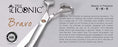 True Iconic Bravo Straight Shear With Teeth Lenght 7.25”