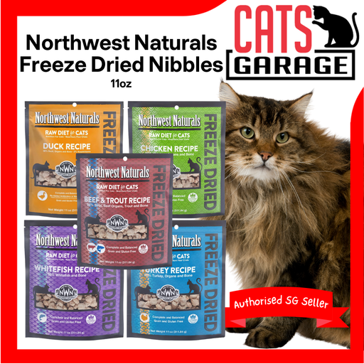 Northwest Naturals Raw & Frozen/Freeze Dried Dry Food or Treat Cat Nibbles 11oz