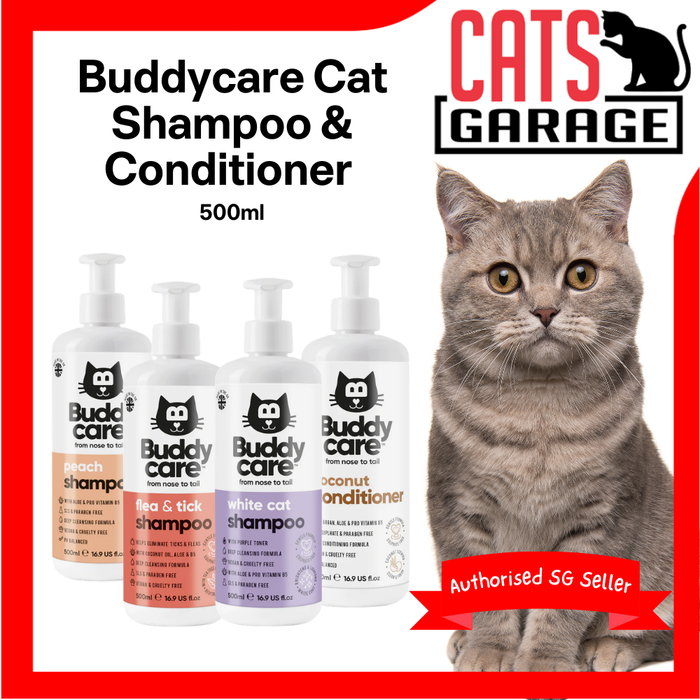 Buddycare Cat Shampoo & Conditioner 500ml