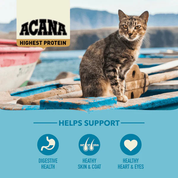 ACANA Pacifica Cat Dry Food 1.8kg / 4.5kg | High Protein Cat Kibble | Regional Fish Recipe
