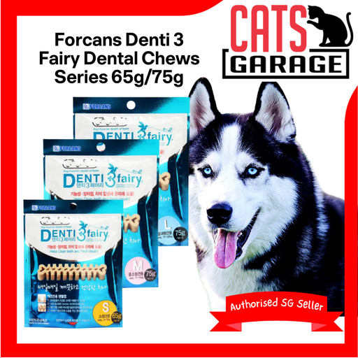 Forcans Denti 3 Fairy Dental Chew Series Dog Treats 65g/75g