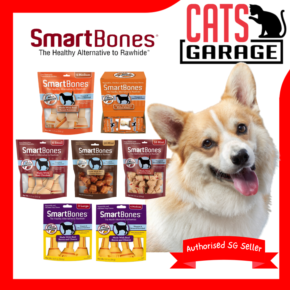 Smartbones Classic Chews Dog Food Treats Chicken/Peanut/Cheese/Potato