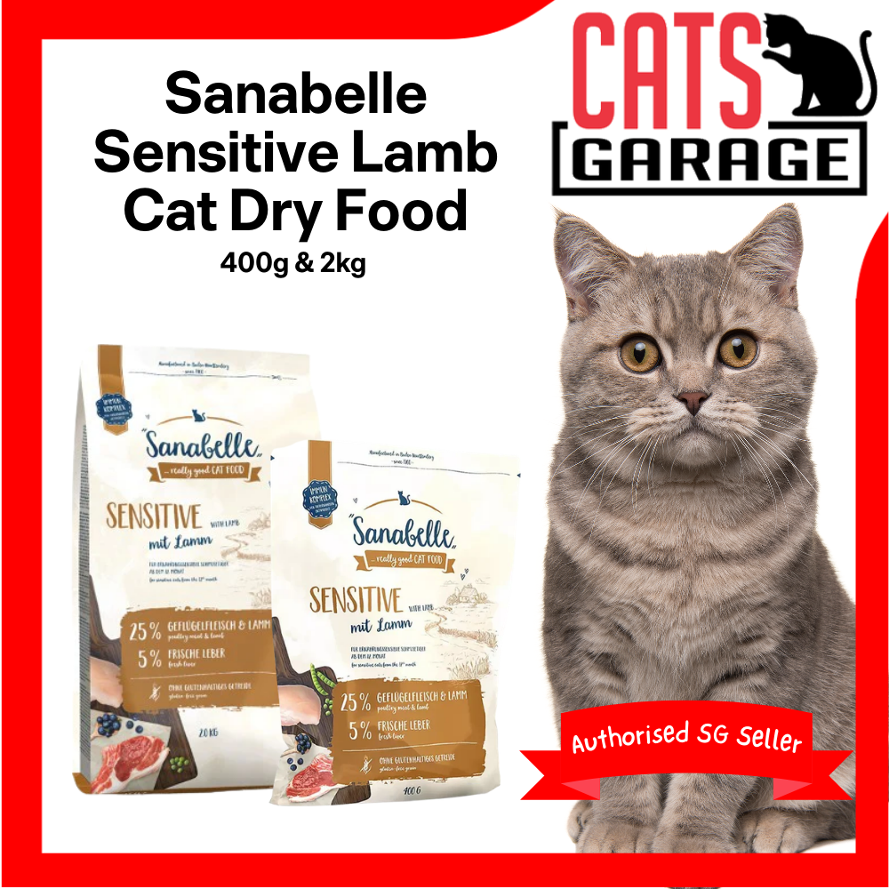 Sanabelle Sensitive Lamb Cat Dry Food 400g & 2kg