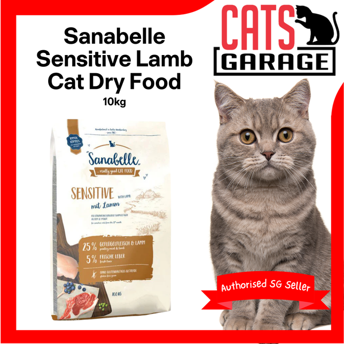 Sanabelle Sensitive Lamb Cat Dry Food 10kg