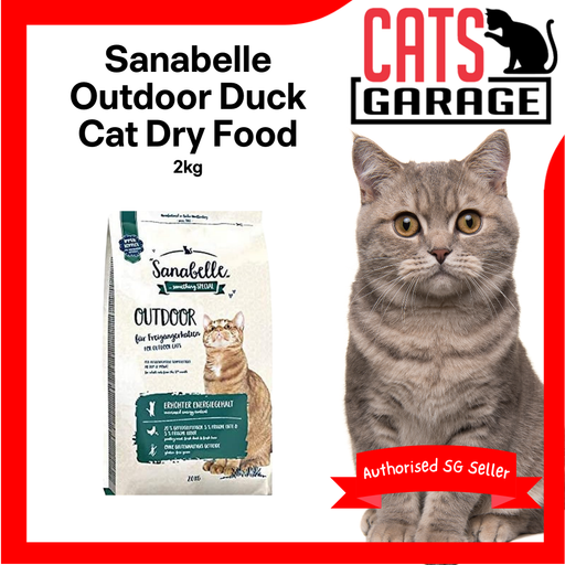 Sanabelle Outdoor Duck Cat Dry Food 2kg