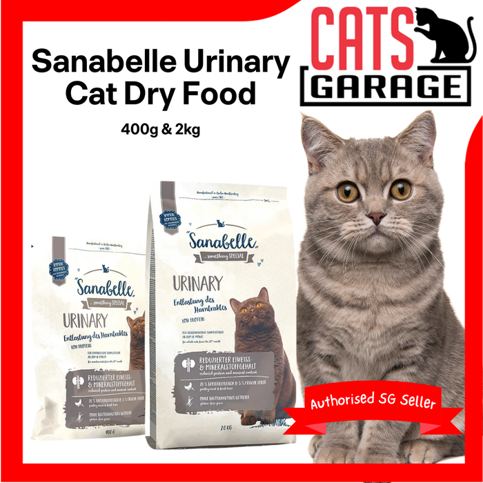 Sanabelle Urinary Cat Dry Food 400g & 2kg