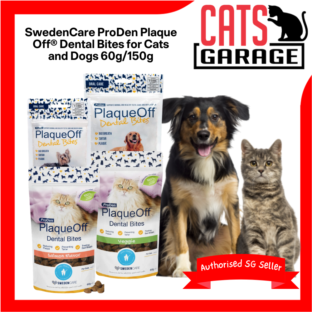 SwedenCare ProDen Plaque Off® Dental Bites for Cats and Dogs 60g/150g