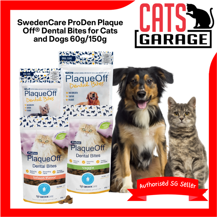 SwedenCare ProDen Plaque Off® Dental Bites for Cats and Dogs 60g/150g