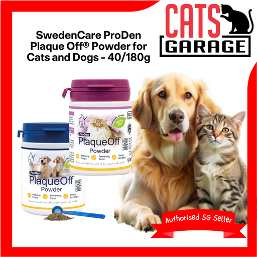 SwedenCare ProDen Plaque Off® Powder for Cats and Dogs 40g/180g