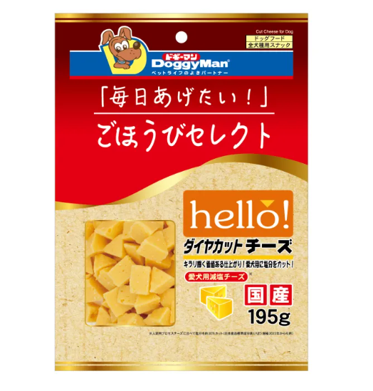DoggyMan HELLO! Low-salt Cut Cheese Dog Treats 195g