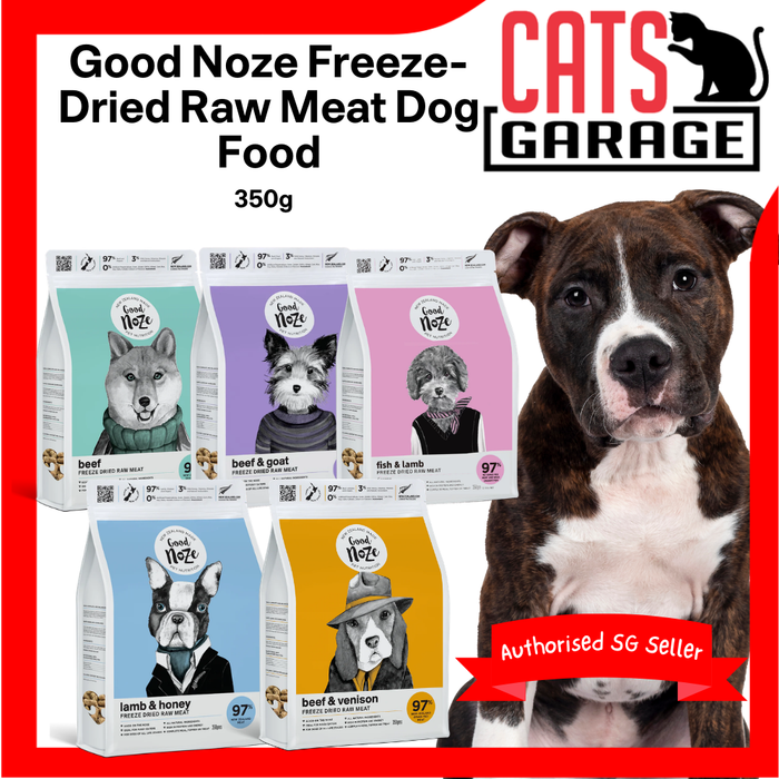 Good Noze Freeze-Dried Raw Meat Dog Dry Food 350g