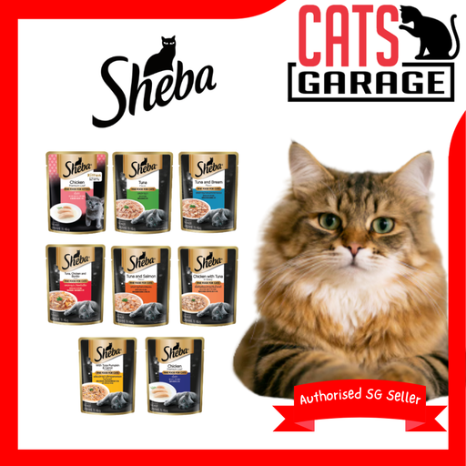 Sheba Premium Cat Wet Food Pouch 70g (24-Pack)