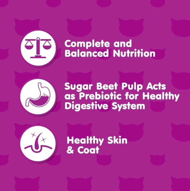 WHISKAS Cat Dry Food Core Grilled Saba - Adult 480g (3-Pack)