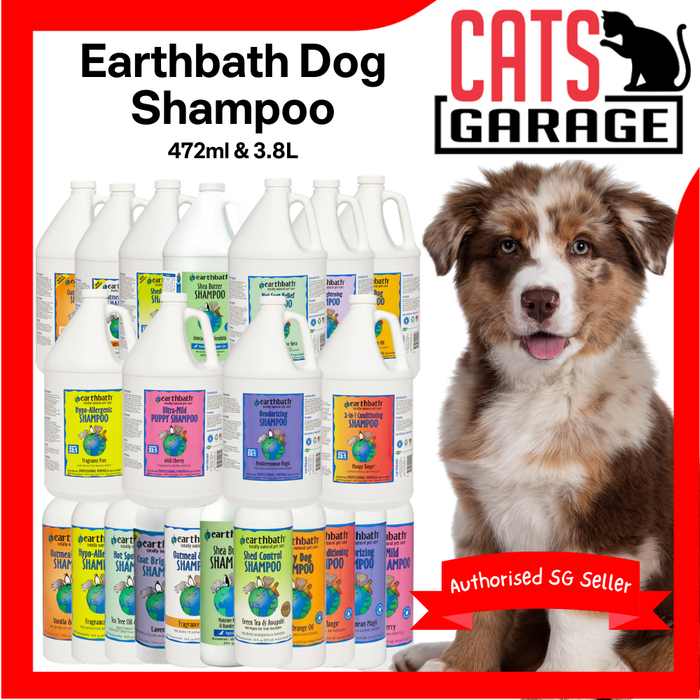 Earthbath Dog Shampoo 472ml & 3.8L