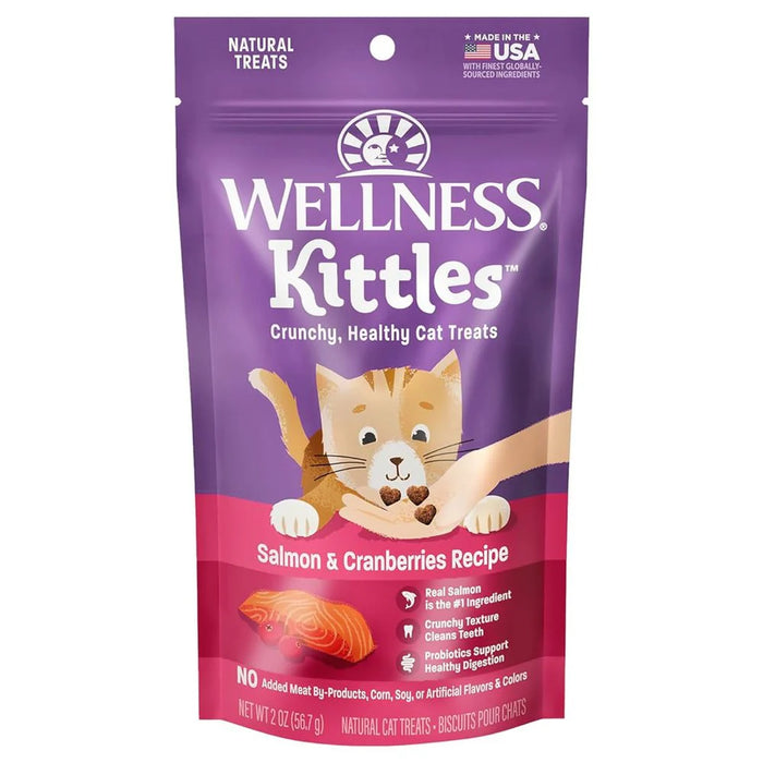 Wellness Kittles Salmon & Cranberries Cat Treats 2oz