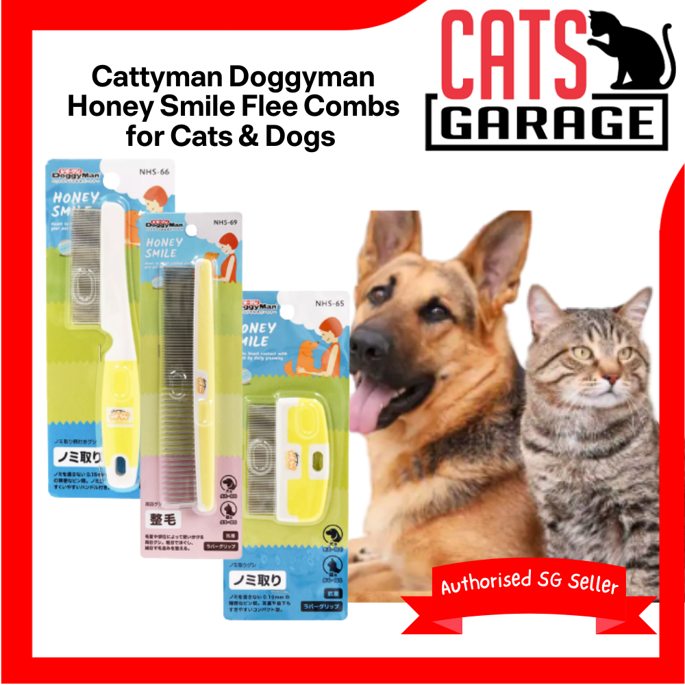 Cattyman DoggyMan Grooming Flea Comb for Cats & Dogs