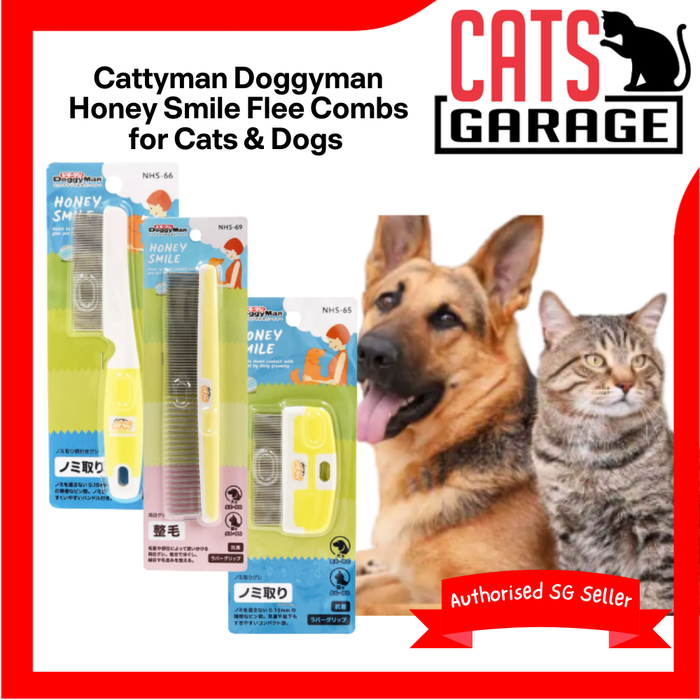 Cattyman DoggyMan Grooming Flea Comb for Cats & Dogs