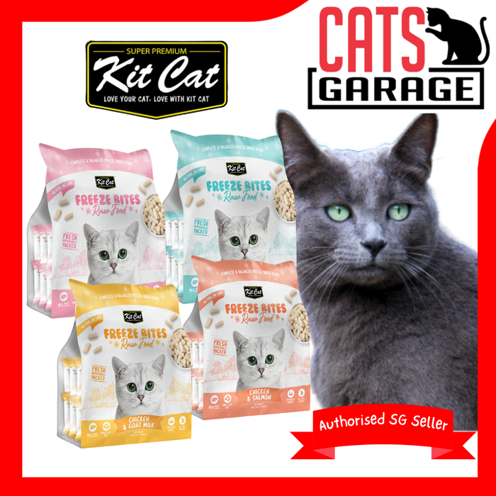 Kit Cat Freeze Bites Raw Cat Food 15g X 15Packs