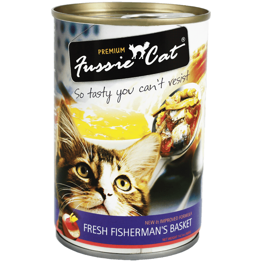 Fussie Cat Fresh Seafood Series Canned Cat Food 24 x 400g | Fresh Wet Food - Cats Garage