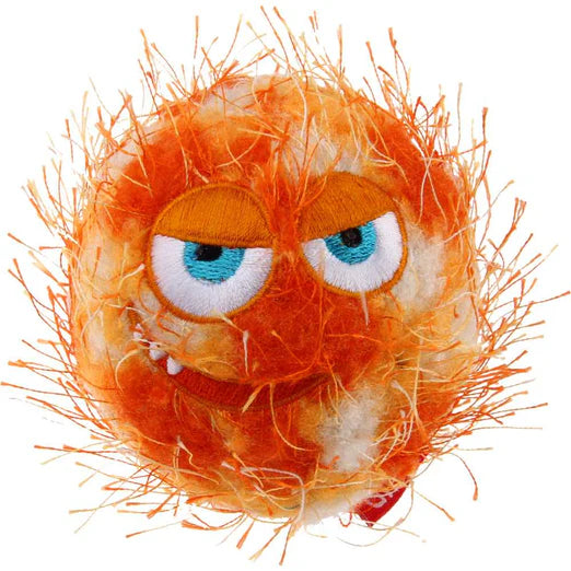 GiGwi Plush Friendz Ball Dog Toy Orange