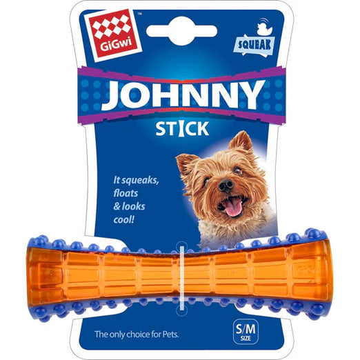 GiGwi Johnny Stick TPR Dog Toy Blue Orange