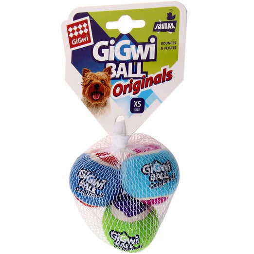 GiGwi Originals Ball Dog Toys 3-Pack (4 Sizes)
