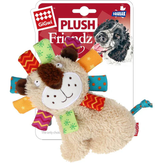 GiGwi Plush Friendz Dog Toy Lion