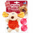 GiGwi Plush Friendz With Refillable Squeaker Dog Toy - Dog