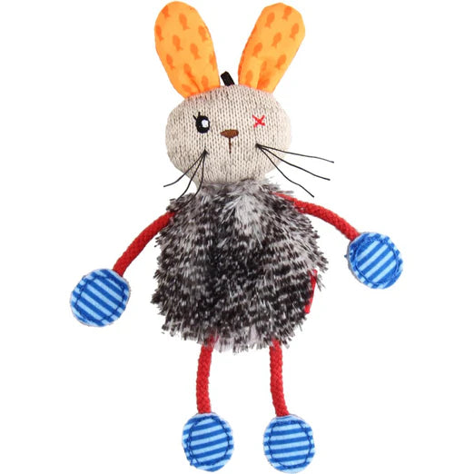 GiGwi Refillable Silvervine Plush Cat Toy Rabbit