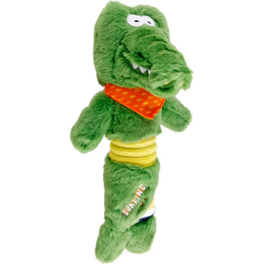 GiGwi Shaking Fun Plush Dog Toy Crocodile