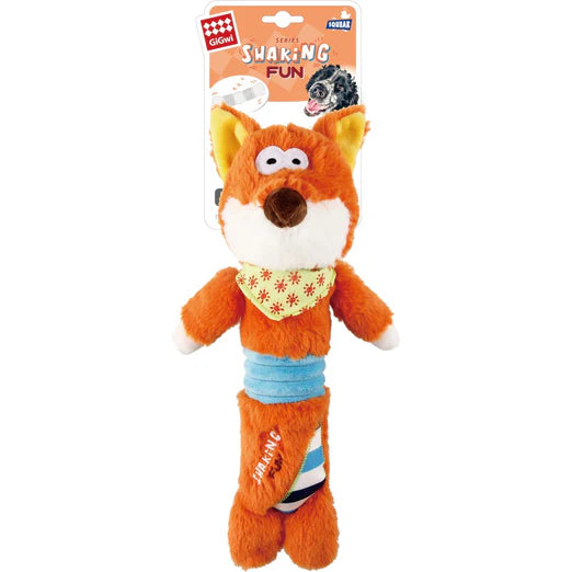 GiGwi Shaking Fun Plush Dog Toy Fox