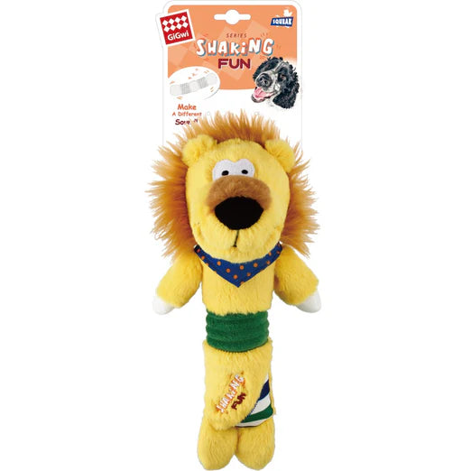 GiGwi Shaking Fun Plush Dog Toy Lion
