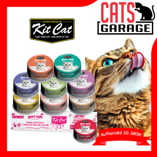 Kit Cat Goat Milk Gourmet Cat Wet Food 70g X 24 cans