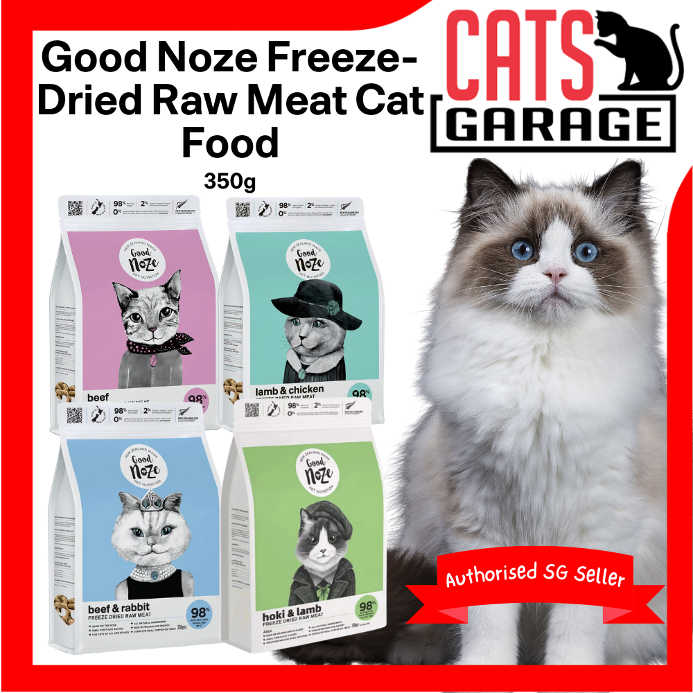 Good Noze Freeze-Dried Raw Meat Cat Dry Food 350g