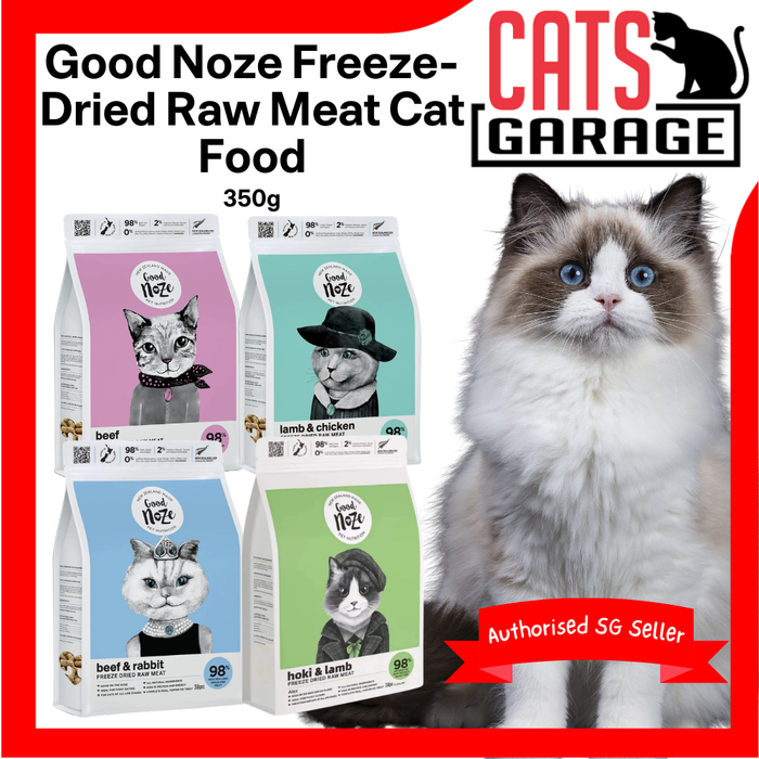 Good Noze Freeze-Dried Raw Meat Cat Dry Food 350g