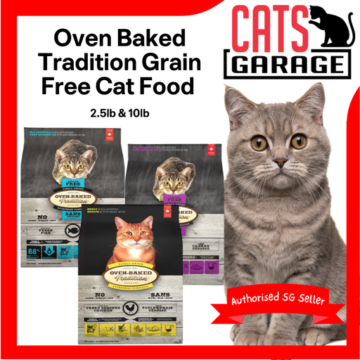 Oven-Baked Tradition Cat Grain Free Dry Food for All Life Stages 2.5lb & 10lb