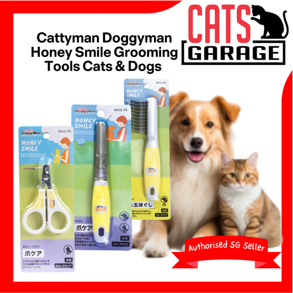 Cattyman Doggyman Honey Smile Grooming Tools for Cats & Dogs