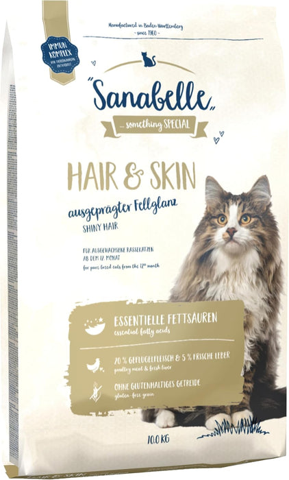 Sanabelle Hair & Skin Cat Dry Food 2kg & 10kg