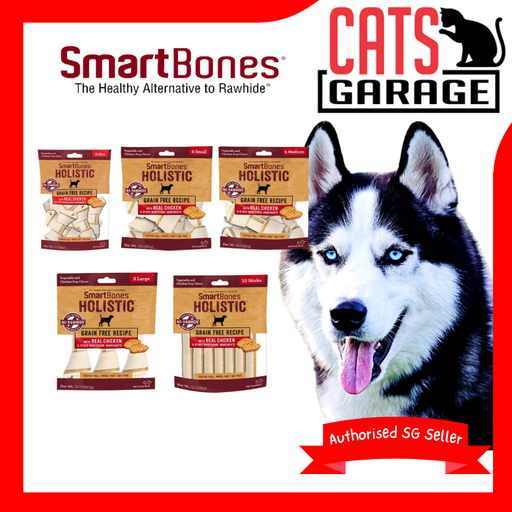 SmartBones Holistic Chicken Dog Dry Food Treats Mini/Small/Medium/Large/Sticks