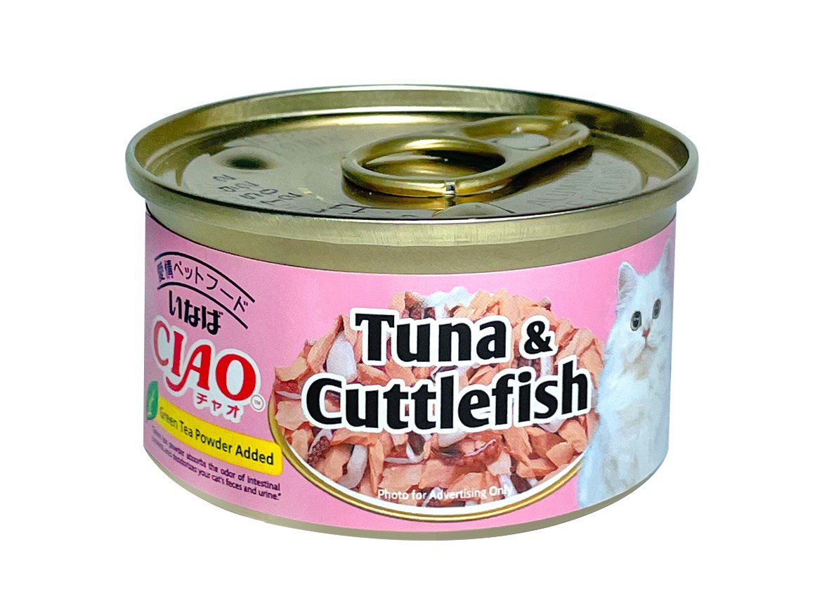 CIAO White Meat Tuna with Cuttlefish in Jelly 75g X24