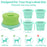 Puzzle Feeder Interactive Dog Toy Lickpop Green