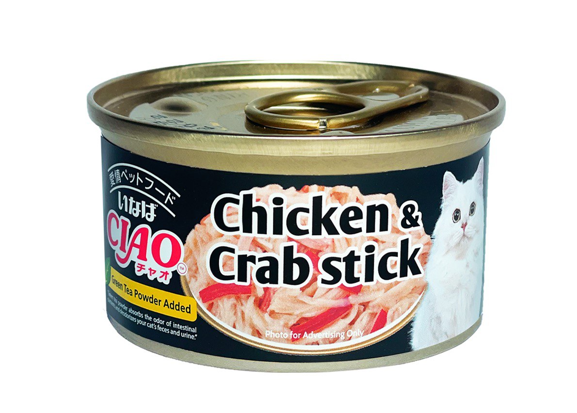 CIAO Chicken Fillet and Crab Stick in Jelly 85g X24