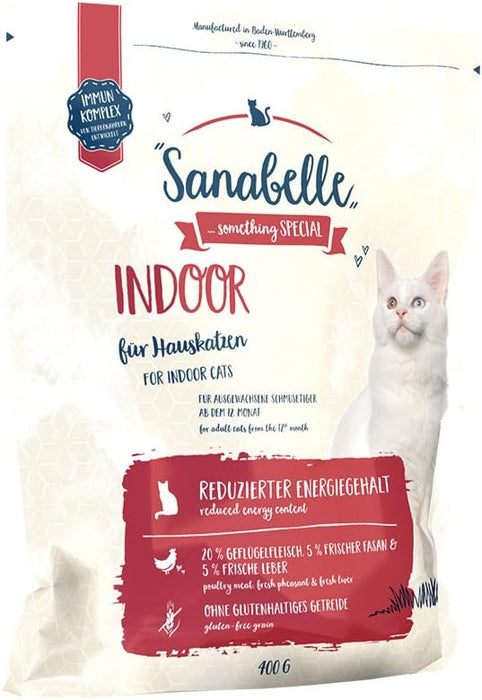 Sanabelle Indoor Guinea Fowl Cat Dry Food 400g