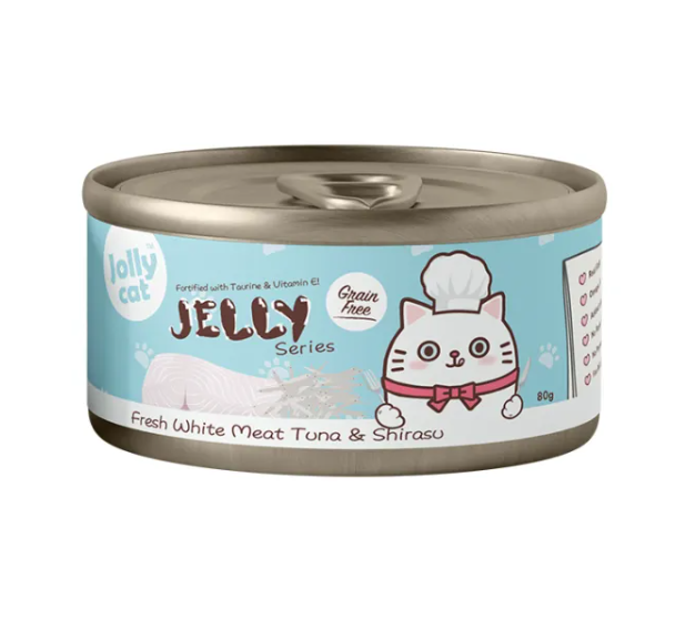 [24 FOR $25.90] Jollycat Grain Free Classic Tuna Jelly Canned Food 80g
