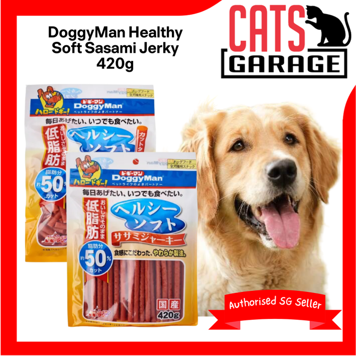 DoggyMan Healthy Soft Sasami Jerky Dog Treats 420g