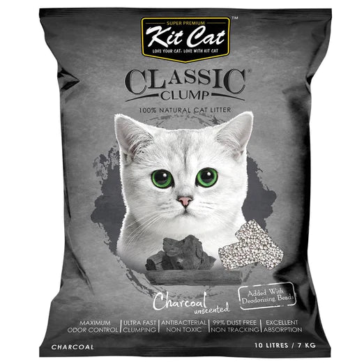 KitCat Classic Clump Charcoal Clay Cat Litter 10L — Cats Garage