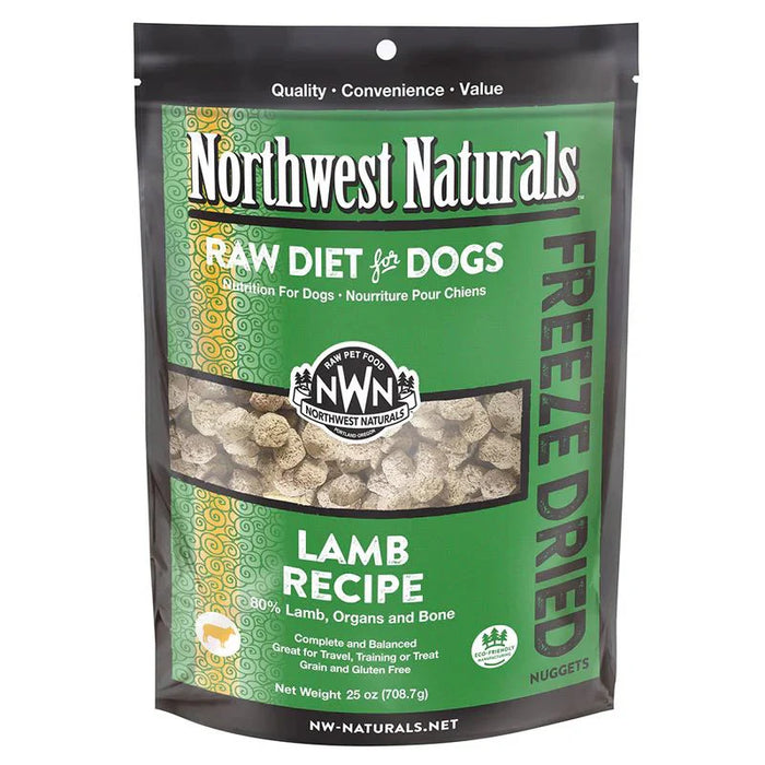 Northwest Naturals Raw Diet & Frozen/Freeze Dried Nuggets Dog Dry Food or Treats 12oz & 25oz