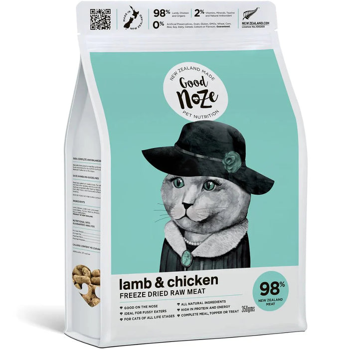 Good Noze Freeze-Dried Raw Meat Cat Dry Food 350g