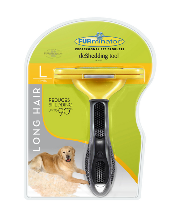 FURminator Deshedding Grooming Tool Long/Short Hair for Dogs